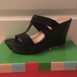 Charles David Black Wedges